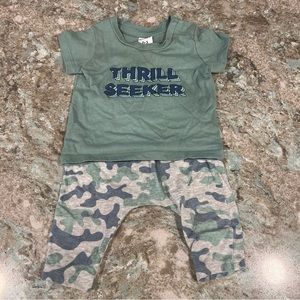 Cotton On Baby “Thrill Seeker” Camo Set